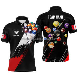 เสื้อยืดโปโลสำหรับผู้ชายเสื้อทีมบิลเลียดเสื้อ PBJ-0099พิมพ์ลายซับลิเมชัน3D งานตามสั่ง - Product Image 3