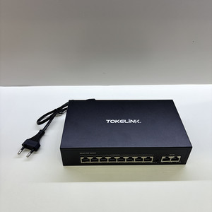 תקע ולשחק 8-יציאה 10/100 מ 'poe, 96w, ieee 802.3af/ב, עבור cctv אבטחה - Product Image 3