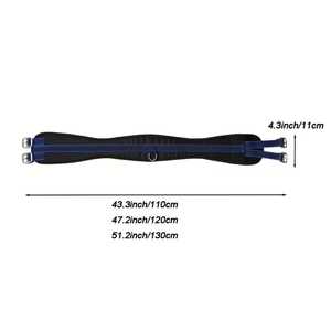 Cincha de Silla de Montar Inglesa Comfort Equestrian para Equitación con Costuras, Disponible en Modelos de Nailon Rojo y Blanco - Product Image 6