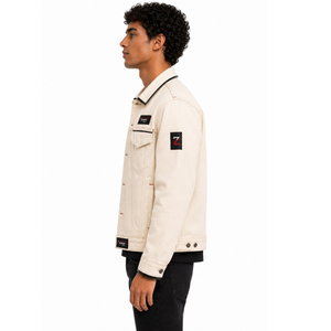 <b>Men</b> <b>Denim</b> <b>Jacket</b> Fashion Forward Classic Fit Durable Stitching Comfortable Feel Suitable For Casual And Outdoor Use - Product Image 5