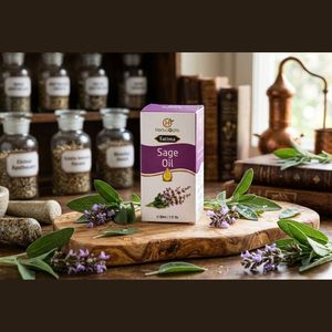 Aceite de Salvia, Aceite Esencial Multiusos para Formulaciones de Belleza, Mezclas para Masajes, Productos de Aromaterapia, Fabricación de Marca Privada - Product Image 1