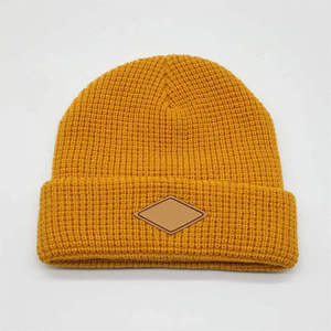 Bonnet unisexe en coton avec pompon orange, motif camouflage, 56-58 cm, respirant, imperméable, décontracté, pour le ski et les activités de plein air - Product Image 2