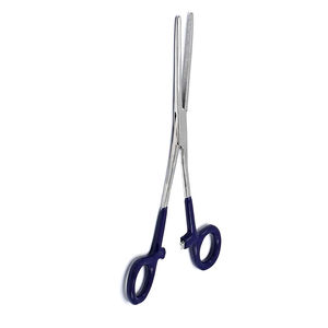 Pinzas Hemostáticas Manuales Rectas para Uso Quirúrgico, Color Azul Marino, Empuñadura de PVC, Acero Inoxidable Dentado de Alta Calidad - Product Image 6