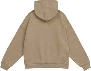 เสื้อฮู้ดดี้โอเวอร์ไซส์ ยูนิเซ็กซ์ ผ้าฝ้ายทอ 100% ป้องกันขนร่วง สไตล์ Y2K สตรีทแวร์ แขนยาว - Product Image 2