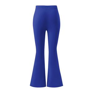 Leggings évasés longs pour femmes avec broderie nœud, taille haute élastique, écologiques, séchage rapide, extensibles, en maille, pour le yoga - Product Image 2