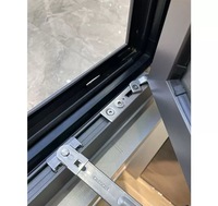 Ventana Abatible Magnética Horizontal Moderna de Aleación de Aluminio de Alta Calidad para Viviendas Residenciales