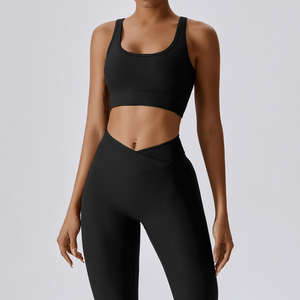 Conjunto de Yoga con Logotipo Personalizado, Tela Elástica Transpirable, Proveedor de Ropa Deportiva para Gimnasio - Product Image 2