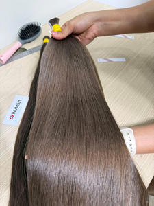 ผมเด็กขายดี 28 นิ้ว สี 2H ผมต่อเวียดนามแท้ คุณภาพสูง แบบ Super Double Drawn - Product Image 3