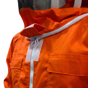 Pink Beekeeping Jacket with Hood Ventilated Mesh Panels Protective Honey Harvest <b>Suit</b> - Product Image 5
