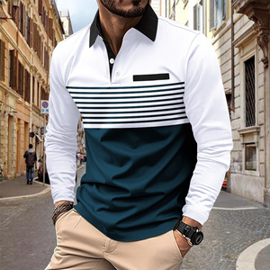 Polo en coton personnalisé pour homme, léger, décontracté, à manches courtes, tendance, avec personnalisation de marque, vente en gros, fournisseur en vrac, vêtements en coton - Product Image 2