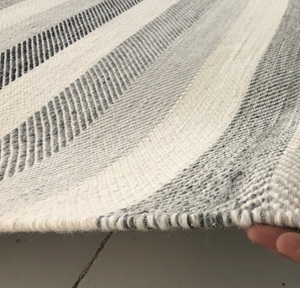 AISHA FABS Tapis tissé plat moderne en laine et coton, fait main en usine, antidérapant, pour usage domestique et commercial, ensembles de tapis - Product Image 2