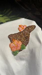 Tops bordados con cuentas de tamaño personalizado con patrones, tops con cuentas para mujer, estilo elegante con bordado de cuentas. - Product Image 6