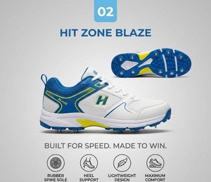 Chaussures de cricket à crampons en caoutchouc de qualité supérieure, adhérence dynamique, chaussures de sport confortables pour l'entraînement et les matchs - Product Image 3