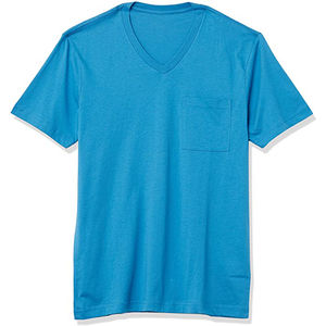 T-shirt tendance pour hommes Vêtements pour adultes Fournisseur fiable 100% coton Noir et orange Manches courtes - Product Image 5