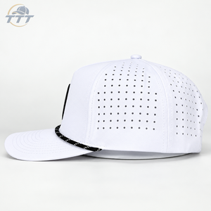 Fabricante Vietnamita de Gorras de Golf Personalizadas al por Mayor, Gorra de Malla Transpirable de 6 Paneles con Parche de Goma, Logotipo Ajustable, OEM, ODM, Fábrica - Product Image 4