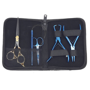 Kit de Herramientas para Extensiones de Cabello con Accesorios Personalizados en Color Beige o Bronceado con Logotipo Personalizado - Product Image 6