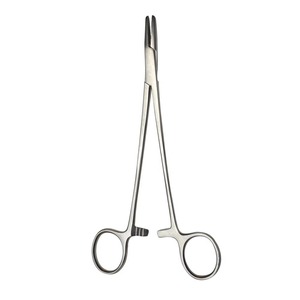 Surgical suturing instrument <b>Needle</b> Holder Forceps designed for secure <b>needle</b> grasping during stitching procedures medical Use - Product Image 1