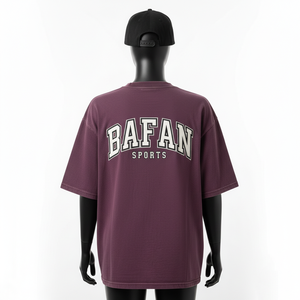 T-shirt oversize pour femme en jersey de coton premium, doux et respirant, avec empiècements latéraux et impression de logo personnalisé - Product Image 2