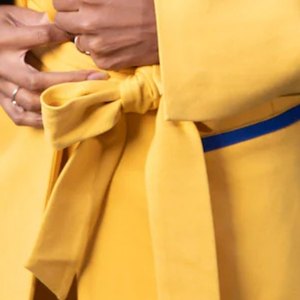 Sigma Gamma Rho Gold Pant Suit <b>Set</b> Women <b>Blazer</b> Wide Leg Pants Greek Sorority Formal Outfit Elegant Style Premium Fashion - Product Image 5