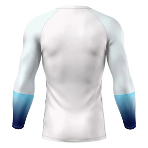 Rashguard MMA personnalisable pour homme, anti-UV, séchage rapide, respirant, écologique, sans couture, polyester/nylon 220g, broderie 3D - Product Image 2