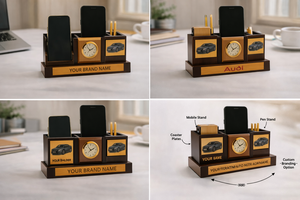 Plateau de table en bois Liviya TimberTouch avec personnalisation pour la fête des mères et Noël - Product Image 2