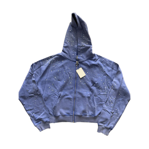 Sudadera con Capucha de Invierno de Alta Calidad, 100% Algodón, con Diseño de Bolsillo, Tejido Transpirable, Logotipo Personalizado en Relieve 3D para Hombre - Product Image 1