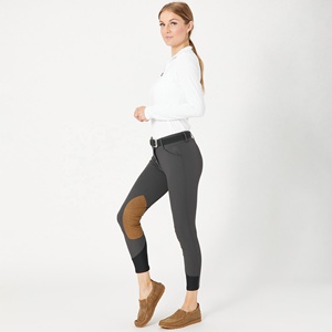 Pantalones de Montar Horsekraft de Alta Calidad, Completamente Acolchados, de Nailon y Cuero Sintético Transpirable, para Equitación, Deportes Ecuestres Occidentales - Product Image 2