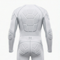 Ensemble de compression tactique unisexe haut de gamme pour la gym – Tenue de performance USA Europe MALUZA – Survêtement en Spandex/Polyester anti-plis