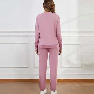 Ensemble de survêtement pour femmes tendance, confortable, deux pièces assorties, pour les sorties décontractées, les voyages de week-end et le quotidien - Product Image 5