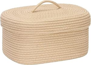 Customised Handwoven Best Jute Rope <b>Basket</b> Wholesale <b>Square</b> Woven Decorative Fruit <b>Storage</b> Organizer for Kitchen Bedroom - Product Image 3