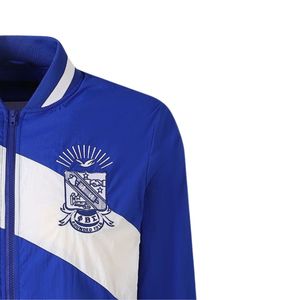 เสื้อแจ็คเก็ตกันลมแบบซิปเต็มตัว Phi Beta Sigma สำหรับผู้ชาย น้ำหนักเบา สวมใส่สบาย ผลิตจากผ้าคุณภาพพรีเมียม เสื้อผ้าสำหรับสมาคมพี่น้องชาวกรีก - Product Image 5