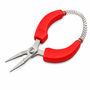 Pince à bec de chat avec poignée ergonomique 100 mm à ressort pour la mise en forme de fils de bijouterie ZetomedPro - Product Image 1