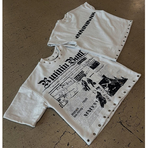 เสื้อยืดแขนกุดผู้ชาย Homme Cotton ทรงหลวม คอวี ผ้าฝ้าย เสื้อกล้ามเรียบๆ สั่งทำได้ เสื้อแขนกุดลำลองสำหรับใส่เที่ยวเล่นกลางแจ้ง - Product Image 5