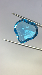 Natural Loupe Clean Blue Topaz laser round cut AAA quality with AAA luster perfect making and polishing available at <b>cheap</b> price - Product Image 6