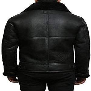 New Arrival <b>Men's</b> High Quality Fashion <b>Fur</b> Leather <b>Jacket</b> for <b>Men</b> 2024 Winter Wear Genuine Leather <b>Jacket</b> - Product Image 2