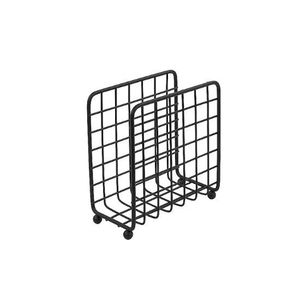 <b>Tabletop</b> Decorative Metal Napkin Holder Black Finish Iron Collectible Stand American Style Multi-purpose for Home Office Decor - Product Image 5