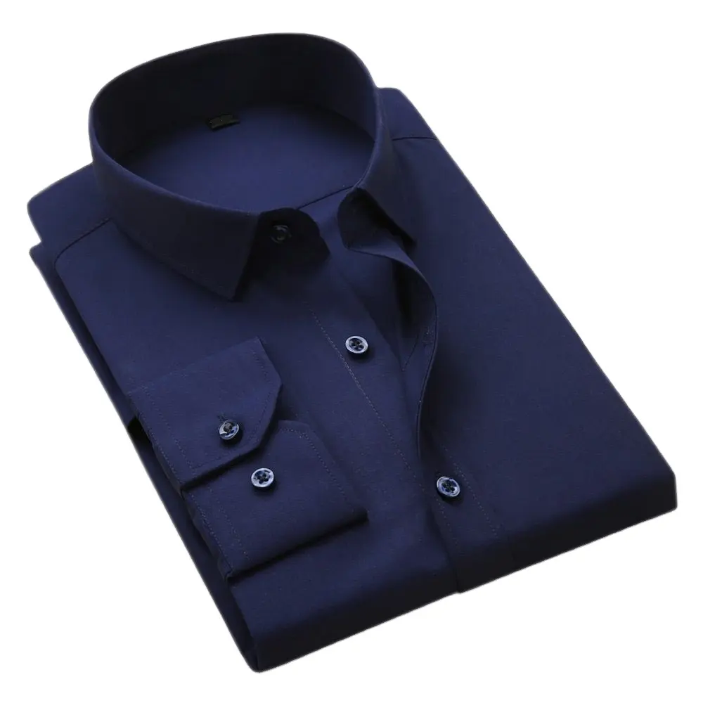 Custom Hommes Men's Formal Dress Shirt Oxford Fabric Formal Full Sleeve Men's Shirts Slim Fit Business Shirt From Bangladesh
