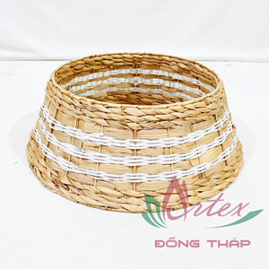 Artex Dong Thap Factory Handicraft <b>Christmas</b> <b>Tree</b> Stands Rotating <b>Tree</b> Nest Water Hyacinth Seagrass Rope <b>Storage</b> - Product Image 1