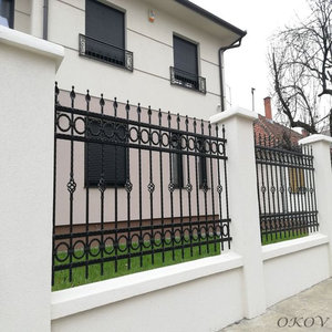 Valla de Hierro Forjado de Lujo, Paneles Decorativos de Hierro para Villas, Jardines y Casas con Acabado de Recubrimiento en Polvo Duradero, Calidad Premium - Product Image 1