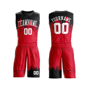 ชุดเสื้อและกางเกงบาสเก็ตบอลแบบสั่งทำพิเศษ พิมพ์ลายด้วยความร้อน ผ้าโพลีเอสเตอร์ 100% ระบายเหงื่อได้ดี น้ำหนักเบา สำหรับผู้ใหญ่ทุกเพศ ทุกฤดู - Product Image 3