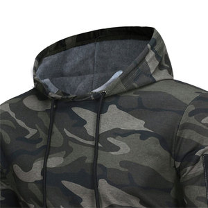 Sudadera con Capucha para Hombre, Corte Regular, Invierno, Color Sólido, Informal, para Gimnasio y Fitness, Tejido Elástico para Correr, Entrenamiento de Fuerza y Sesiones de Gimnasio - Product Image 5