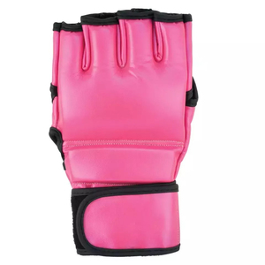 Junior Size Half Finger MMA Fight <b>Gloves</b> Wholesale Elite Professional 4oz Leather MMA Competition <b>Gloves</b> - Product Image 4