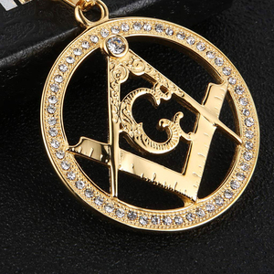 Freemason <b>Collar</b> and Jewels Set Complete Officer Masonic Regalia Premium Freemason <b>Collar</b> and Jewels - Product Image 4