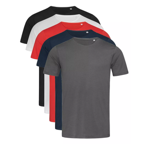 Camiseta de verano para hombre, camiseta personalizada ajustada con cuello redondo en blanco de manga corta, camiseta informal de algodón liso, camiseta Unisex al mejor precio, camiseta de Bangladesh - Product Image 6