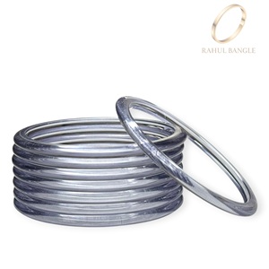 Premium Quality High Selling Kashmiri Jelly Grey Acrylic <b>Bangles</b> Set Stylish <b>Bracelet</b> Jewellery for Women at Wholesale Price - Product Image 2