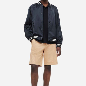 Shorts cargo non tissés unis pour hommes, grande taille, été, couleurs personnalisées, respirants, séchage rapide, taille élastique, vente en gros - Product Image 5