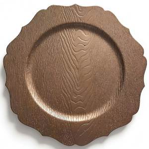 Custom Metal Charger <b>Plate</b> with Luxury Finish for Wedding Decoration Restaurant Dining and Special Events - Product Image 5