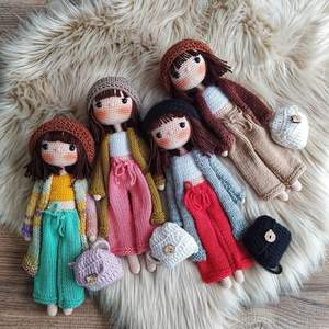 Wholesale Cute Handmade Crochet Doll <b>Amigurumi</b> Plush <b>Yarn</b> Toy for Gift Shop - Product Image 5
