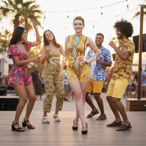 Mono de mujer personalizado de talla grande con estampado de piel de serpiente, sin mangas, ajustado, de una pieza, a la moda para verano - Product Image 4