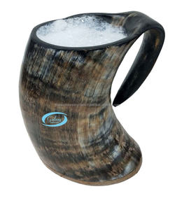 Cuerno de buey de Búfalo, cáliz de cerveza, taza de cuerno Vintage, vasos de cuerno coleccionables para uso doméstico y hotelero de proveedor indio - Product Image 1